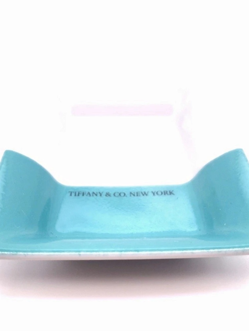 Tiffany & Co. Color Block Mini Tray. Blue - Picture 3 of 7